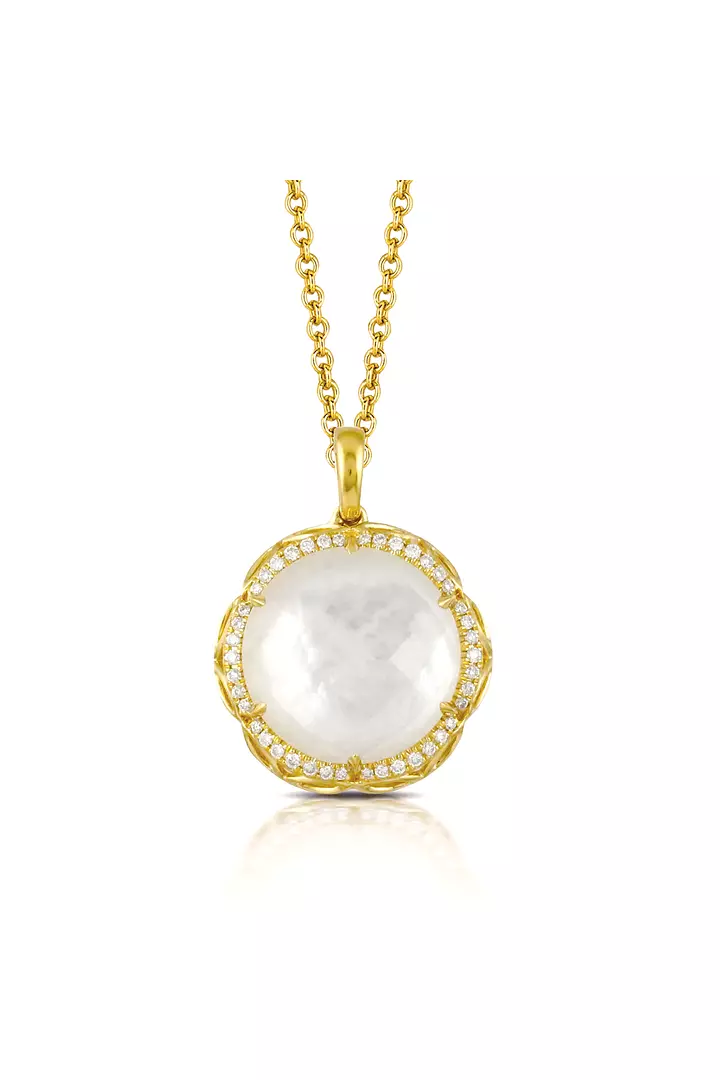 Doves by Doron Paloma Circle Pendant Necklace