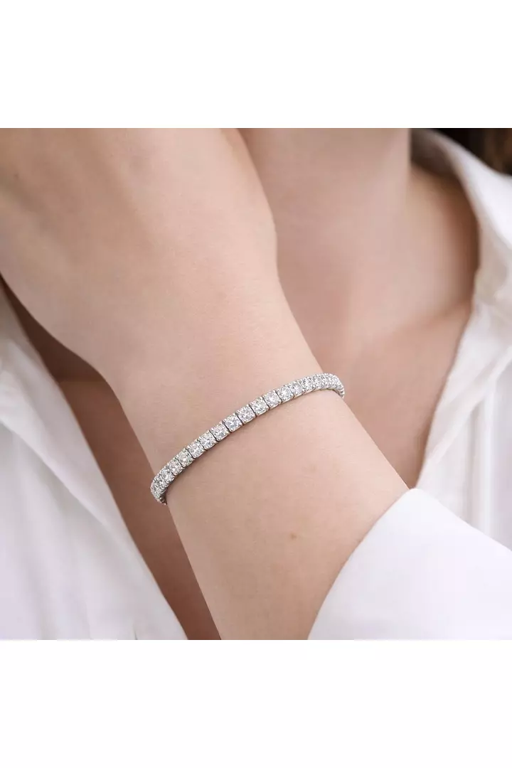 Slim Flex Eco Diamonds Tennis Bangle Bracelet