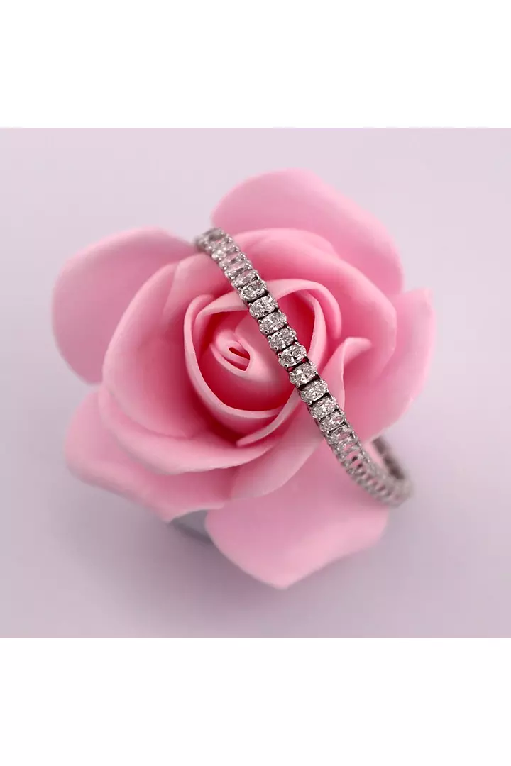Classic Oval Eco Diamond Tennis Bracelet 10 carats