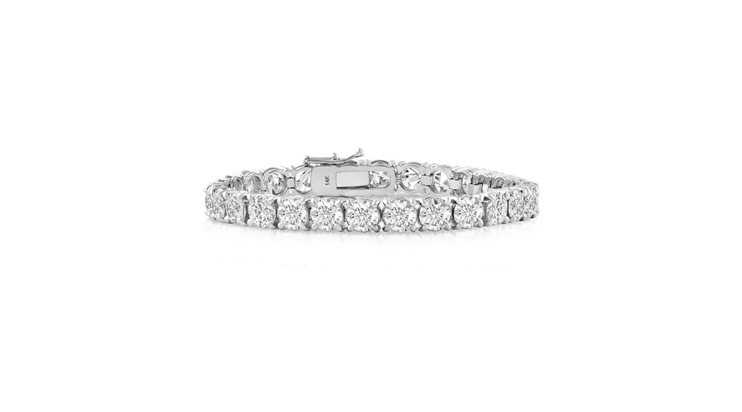 Mega Round Eco Diamonds Tennis Bracelet