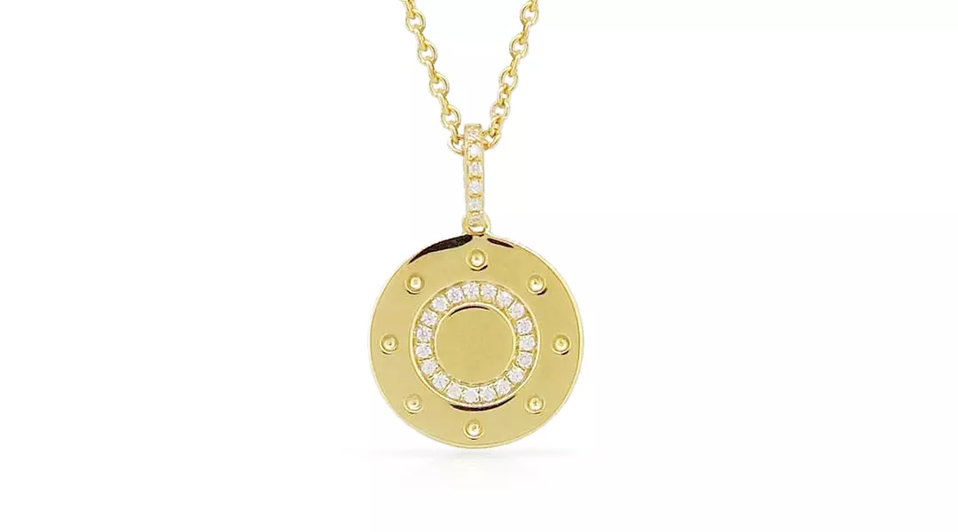 My Lucky Golden Coin Pendant