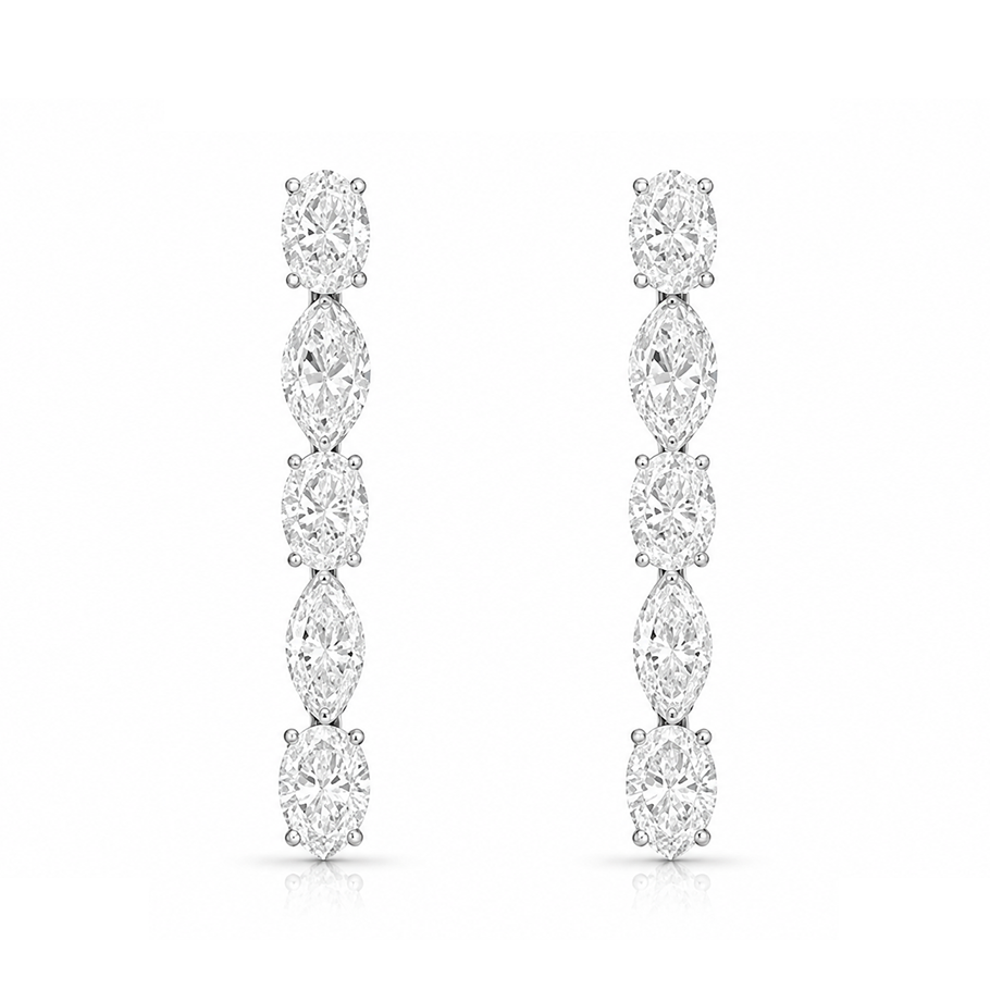 Astoria Diamond Drop Earrings