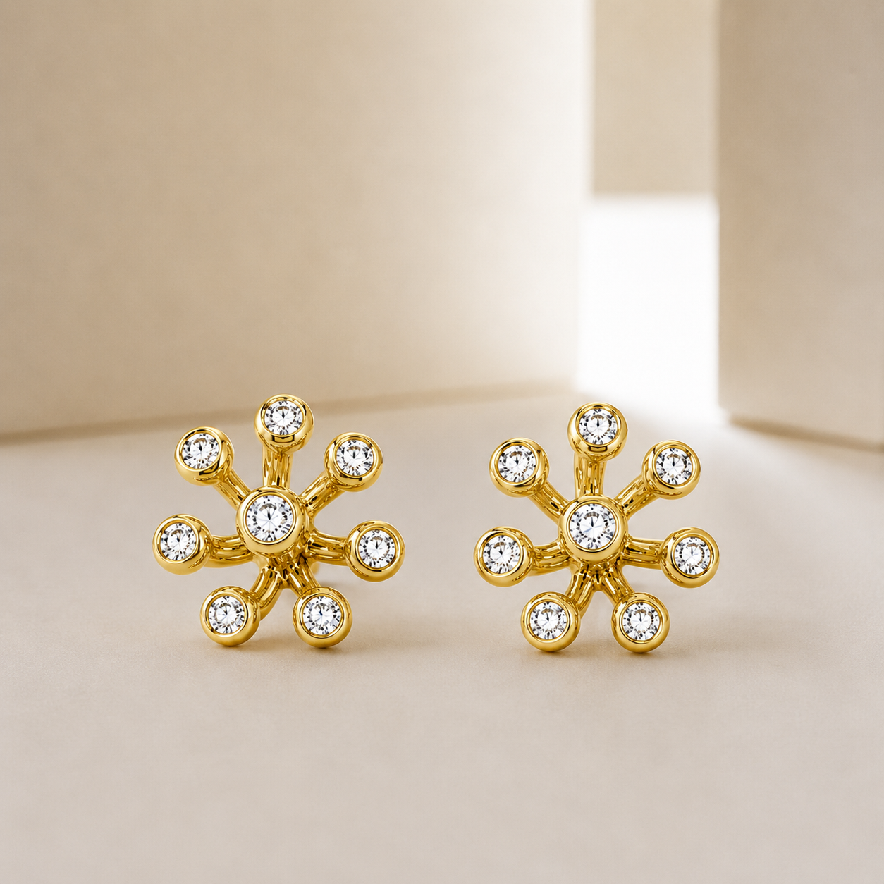 Fireworks Diamond Earrings Small