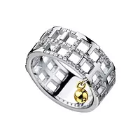 Lattice and Pave Diamond Band