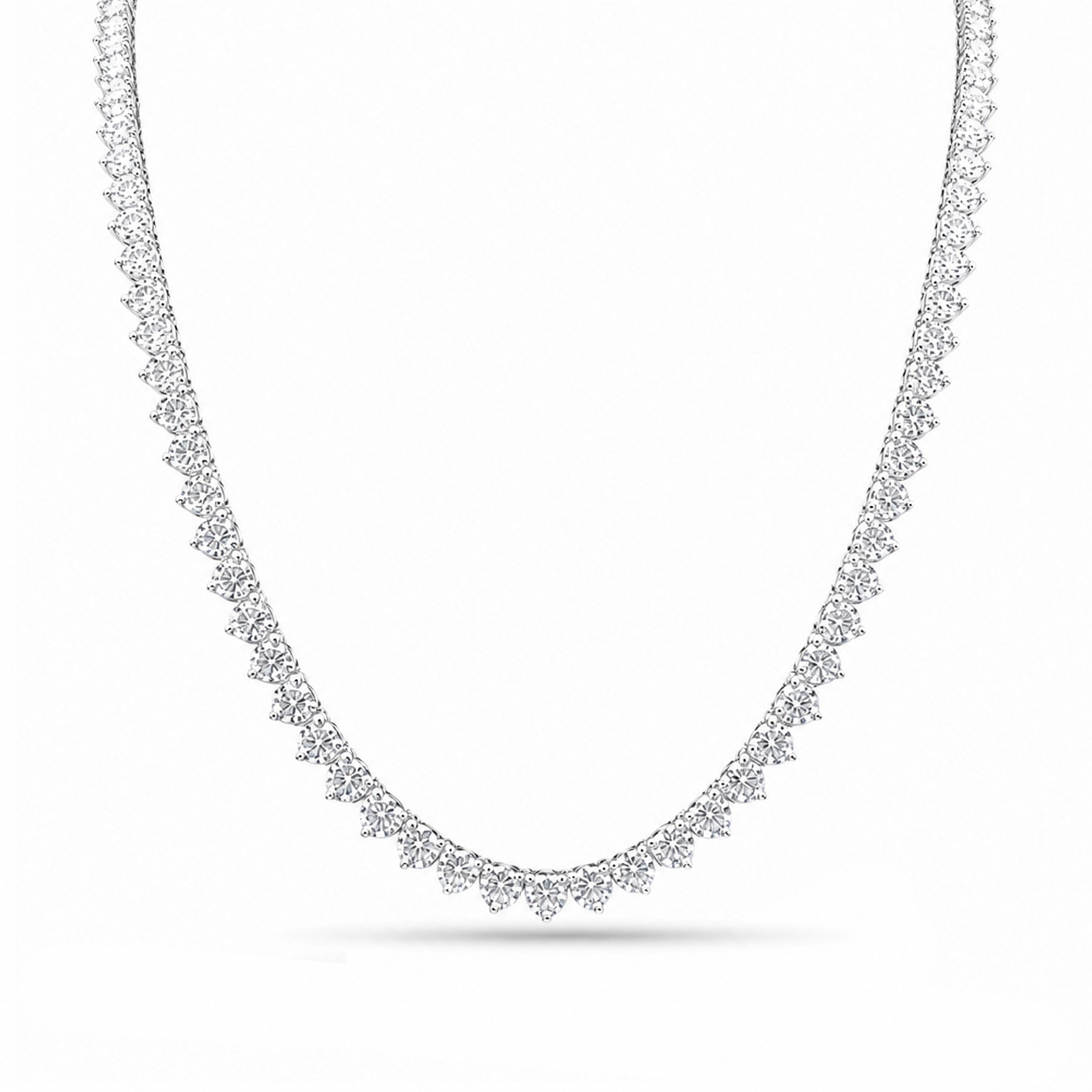 12 carats CLASSIC Eco Diamonds Tennis Necklace