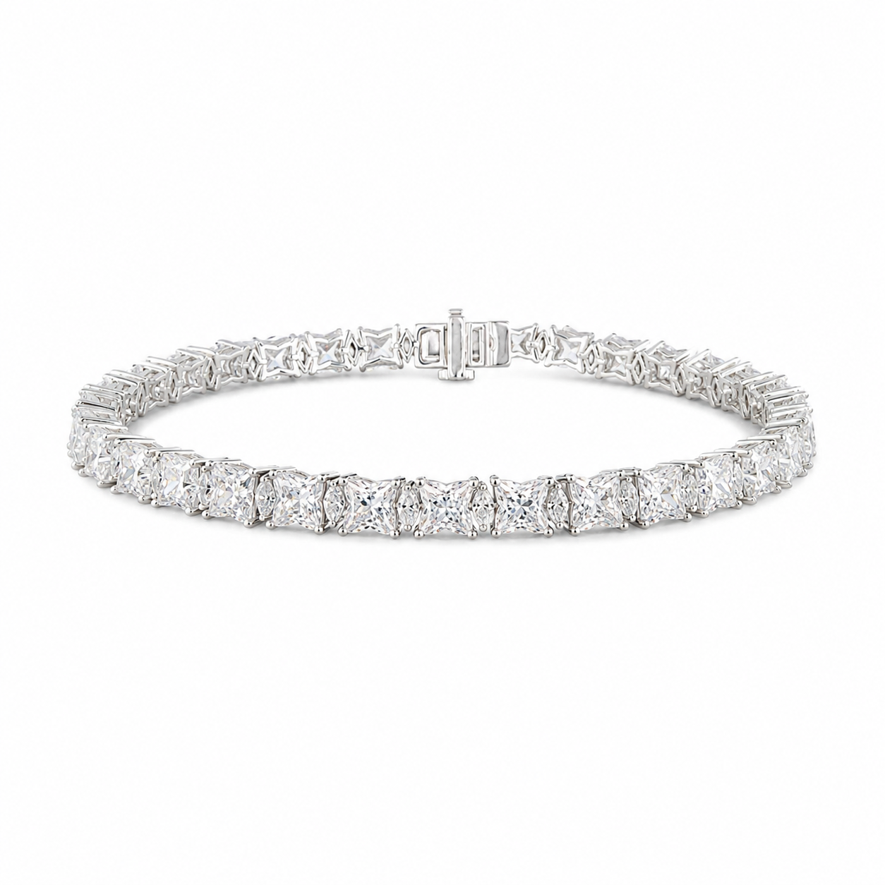 Fancy Marquise Lily Eco Diamonds Bracelet