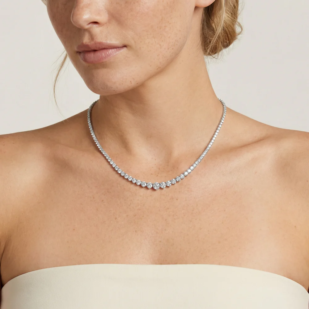 13 carats Signature Riviera Eco Diamonds Tennis Necklace