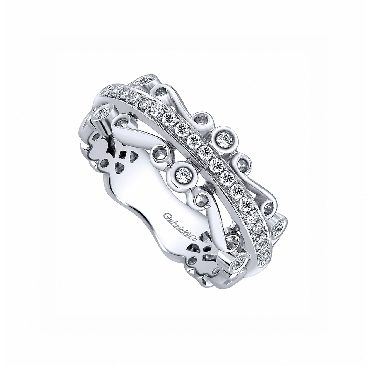 Parisian Style Diamond Band