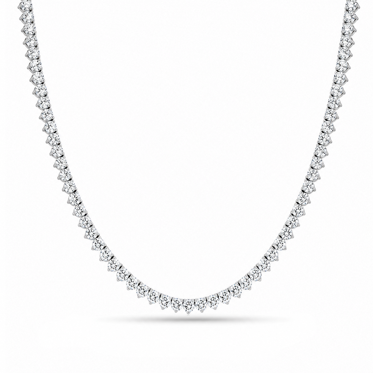 Eco Diamonds Line Necklace