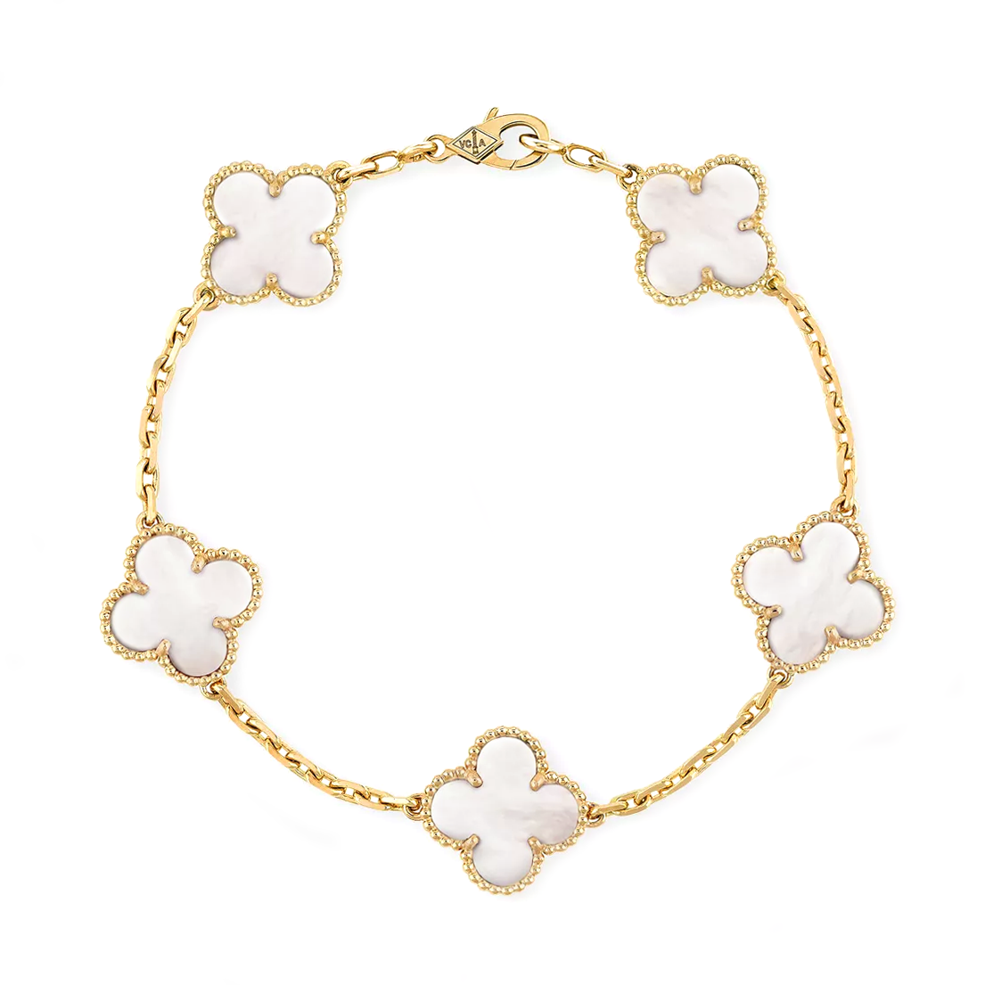Van Cleef Alhambra Mother of Pearl Bracelet