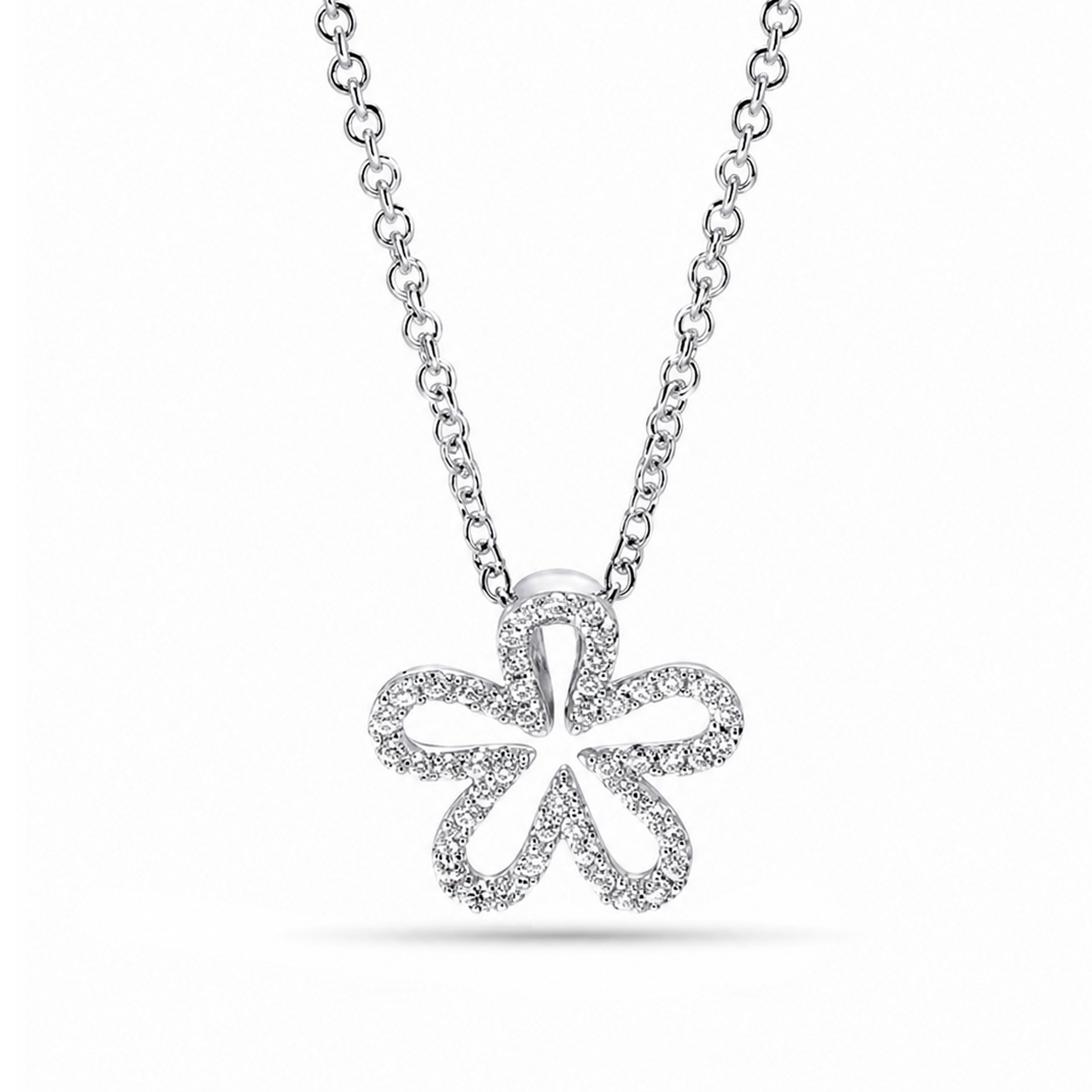 Flower Diamond Pendant